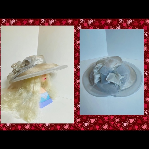 Vintage MARZI Neiman Marcus Gray Derby Hat main image 10